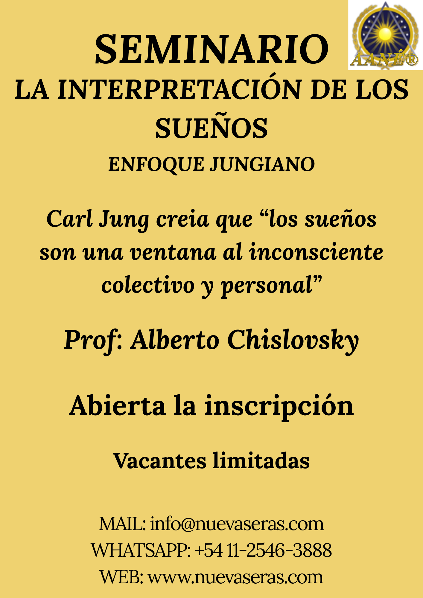 Seminario "La interpretación de los sueños"